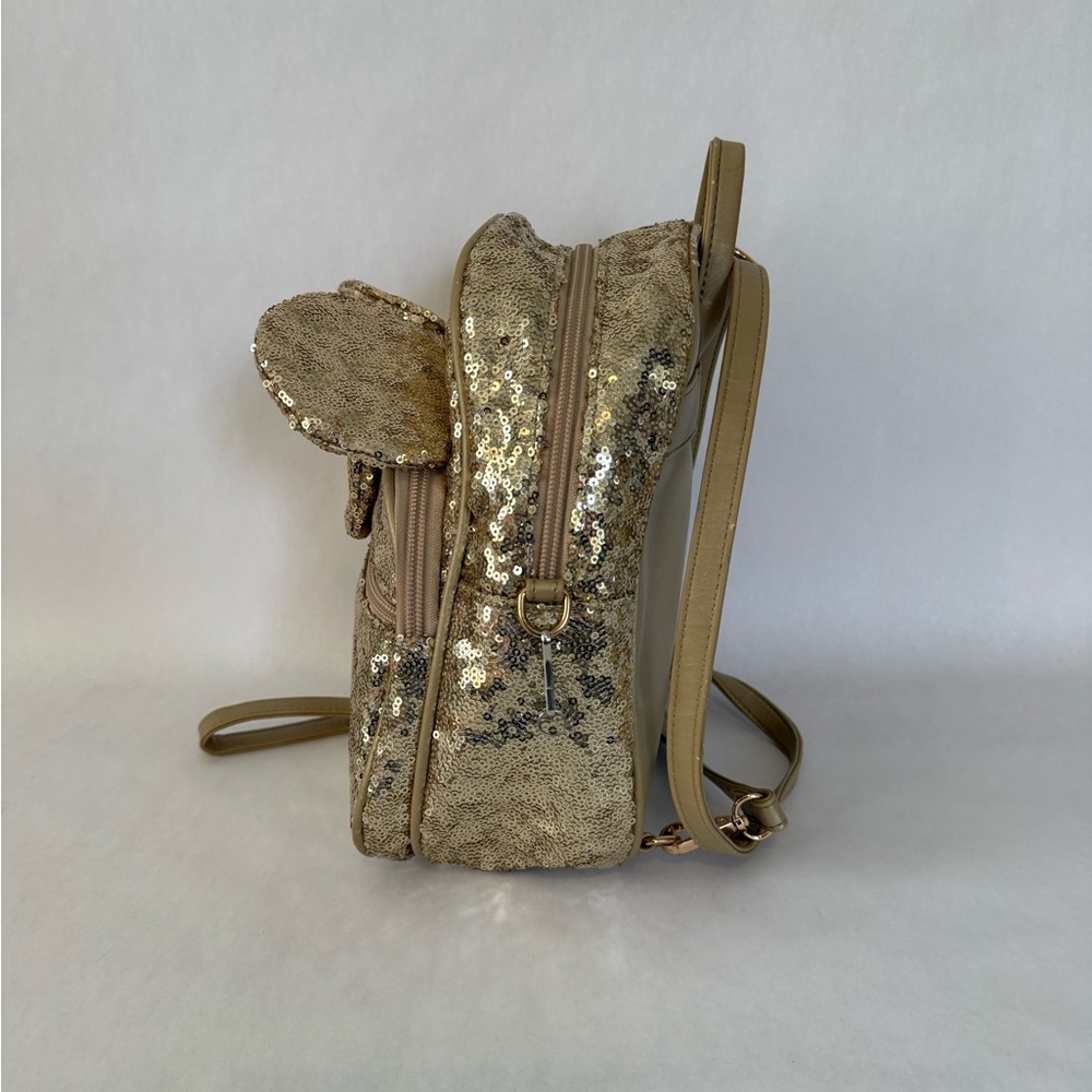 Disney Gold Sequin Backpack with Ears - Picture 3 of 6